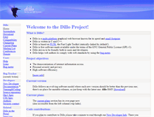 Tablet Screenshot of dillo.org